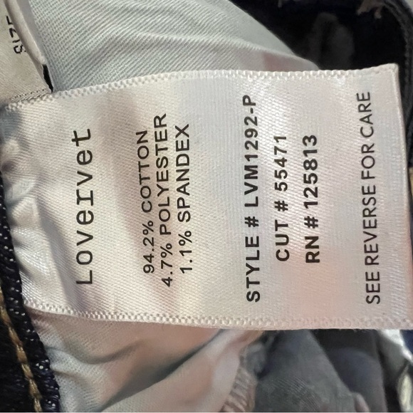 Lovervet Tummy Control Jeans 90’s Vintage Utility size 16W - Picture 7 of 8